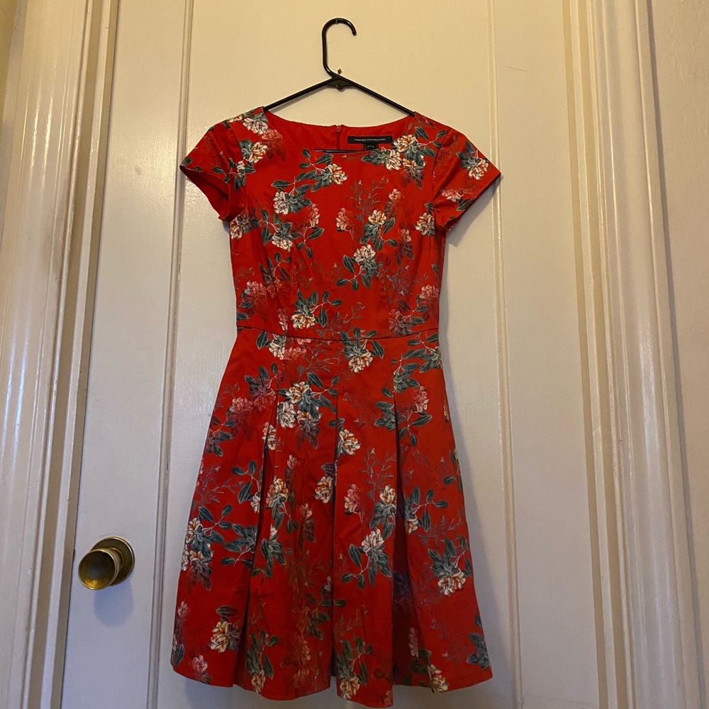 French Connection floral skater dress